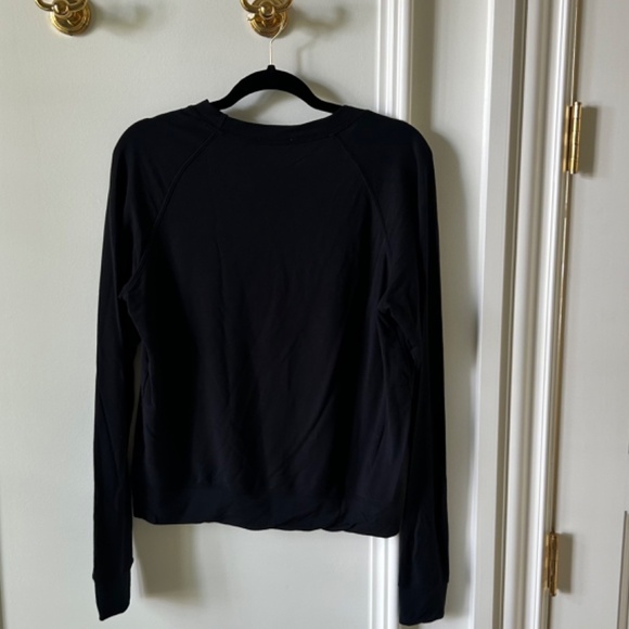 Stripe & Stare Essential Sweatshirt :: Black - Picture 3 of 4